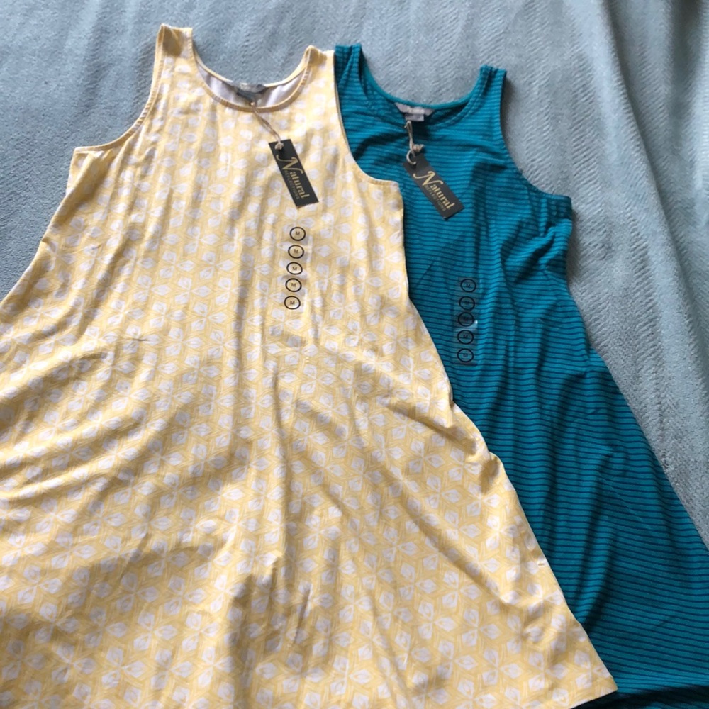 Set of 2 NWT Sundress. Natural Reflections. Size M